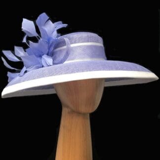 periwinkle derby hat