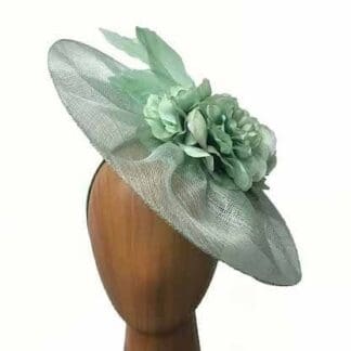 mint green fascinator