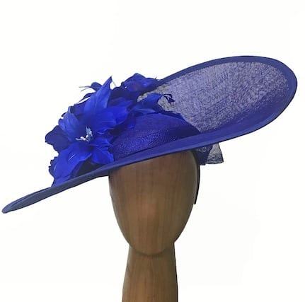cobalt blue fascinator. Ruth - Fascinated by Hats