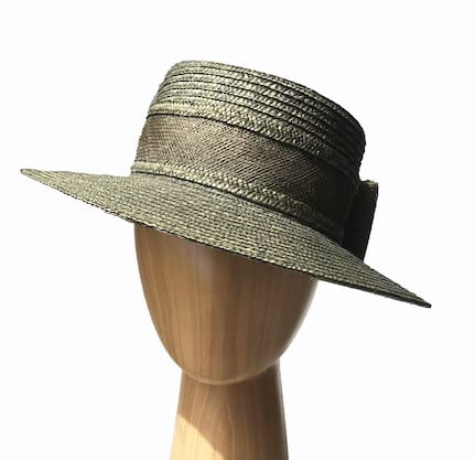 small olive straw hat. Olive Green. Billy - Fascinated by Hats