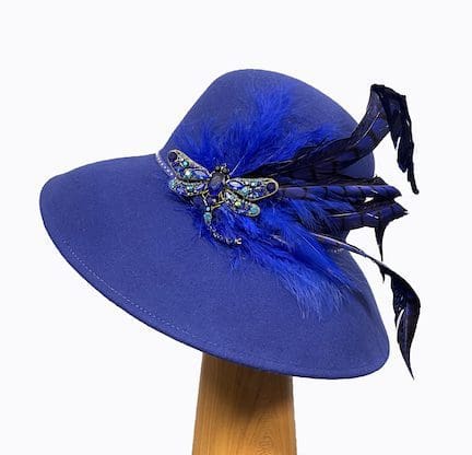 royal blue dress hat