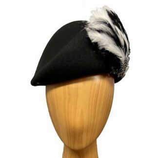small black wool hat