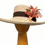Straw Ivory Flower Hat
