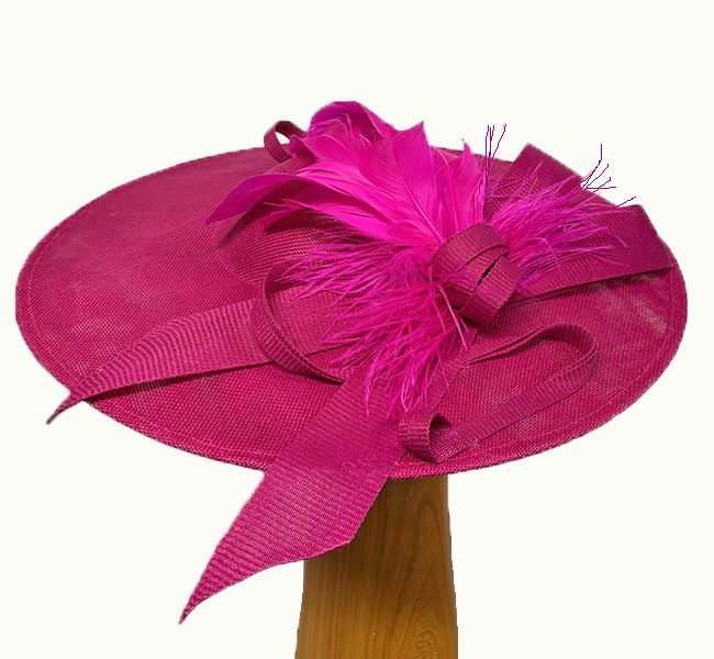 fuchsia-feathers-fascinator