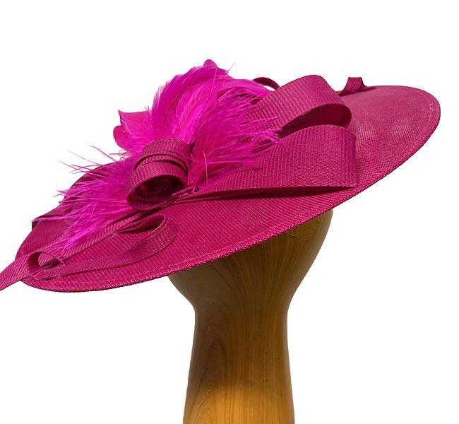 fuchsia-feathers-fascinator