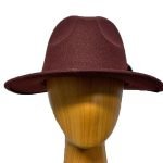 burgundy-wool-casual-hat