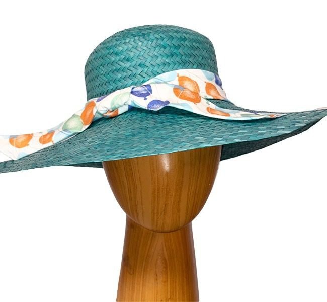 aqua casual straw hat