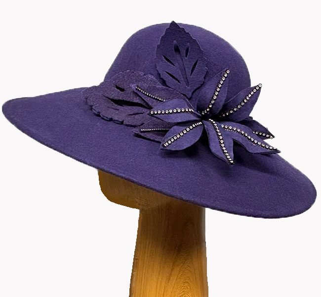 purple-wool-dress-hat