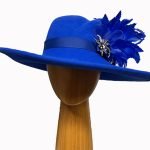 royal blue wool hat
