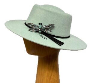 Chris mint green wool