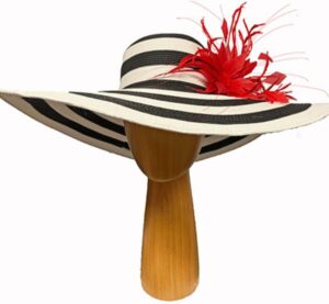 Fabianne White & Black Stripe