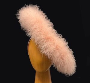 Farah pink ostrich