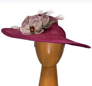 Gladys is a claret orchid