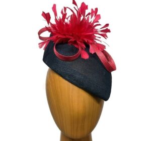 Izzy navy rose asymmetric