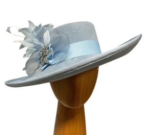 Jocelyn light blue wool